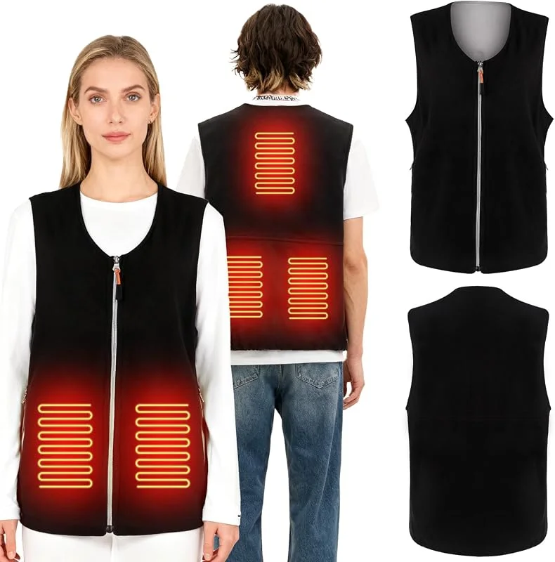 Mineup Gilet riscaldato da uomo e donna, gilet riscaldante elettrico USB — Abbigliamento riscaldato