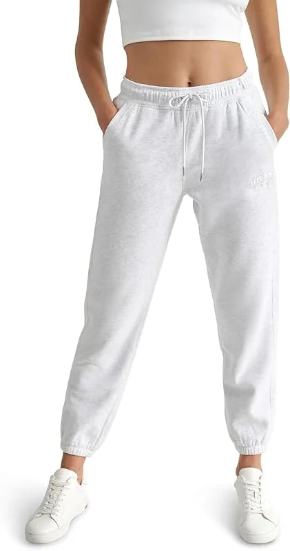 DKNY - Jeans Women's Casual Mid Rise Logo Joggers Sweatpants, Pantaloni da Ginnastica Donna — Abbigliamento riscaldato