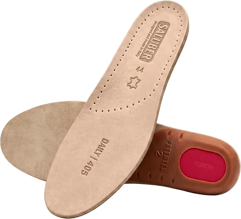 Saluber Solette Scarpe Active 406 in Vera Pelle Taglia 44 — Abbigliamento riscaldato