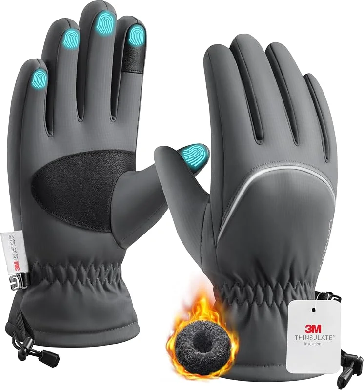 Origem Guanti Moto Invernali Termici Uomo Donna Impermeabili Touchscreen — Abbigliamento riscaldato