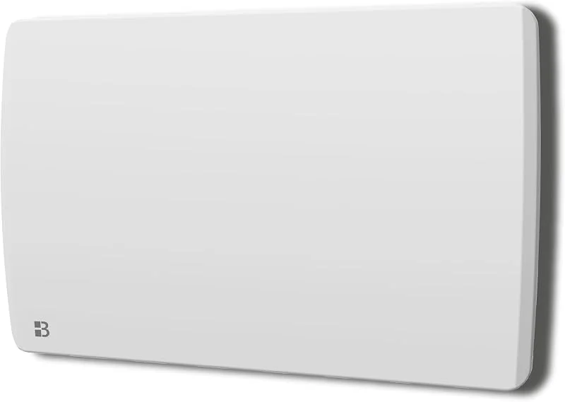 BESTHERM - Radiatore elettrico fisso a inerzia secca ceramica 1500W Bestherm ARIA orizzontale bianco — Riscaldamento