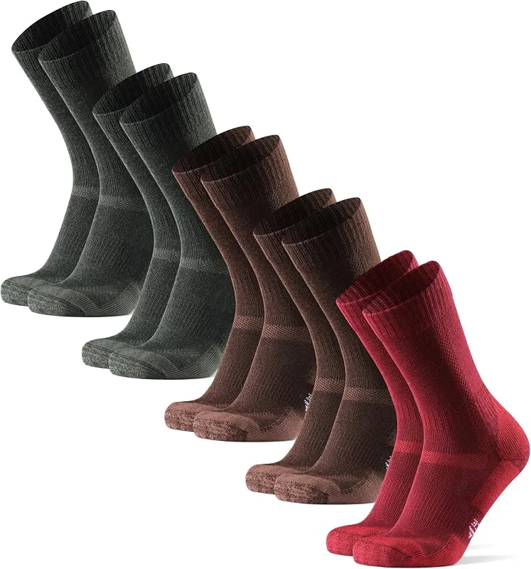 DANISH ENDURANCE Calze Trekking Lana Merino, Anti-Vesciche, 3 & 5 Paia — Abbigliamento riscaldato