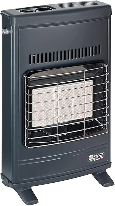 Stufa infrarossi metano ventilata Sicar mod. Eco 42T colore grigio — Riscaldamento