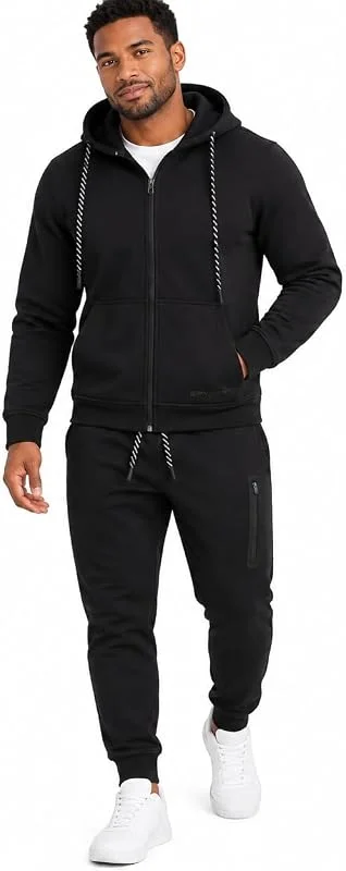 Spyder M Flc Zip Up Jog Set M Flc Zip Up Jog Set Uomo (Pacco da 2) — Abbigliamento riscaldato