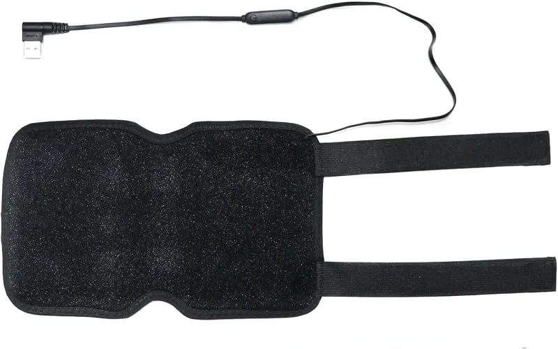 Thermrup Cuscinetto riscaldante multifunzione a infrarossi, USB 14 x 23 cm, 3 livelli di temperatura fino a 60 °C, calore uniforme e profondo, elastici flessibili, ideale per schiena, collo, pancia e — Riscaldamento