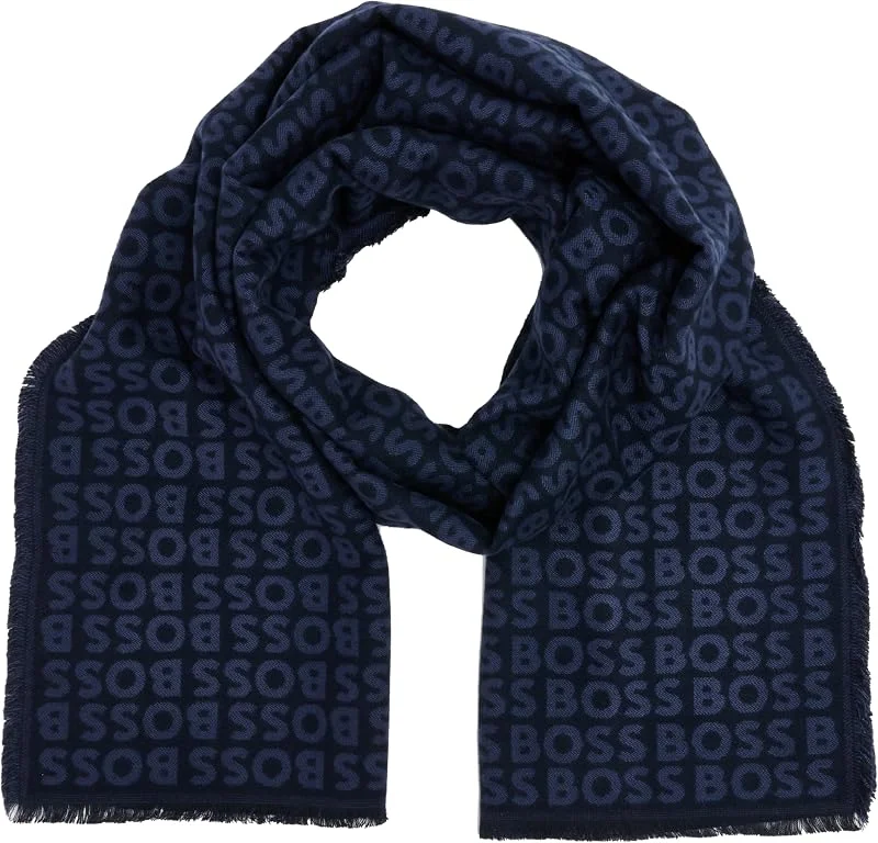 BOSS Tadic_40*180, Sciarpa, Dark Blue404, One Size — Abbigliamento riscaldato