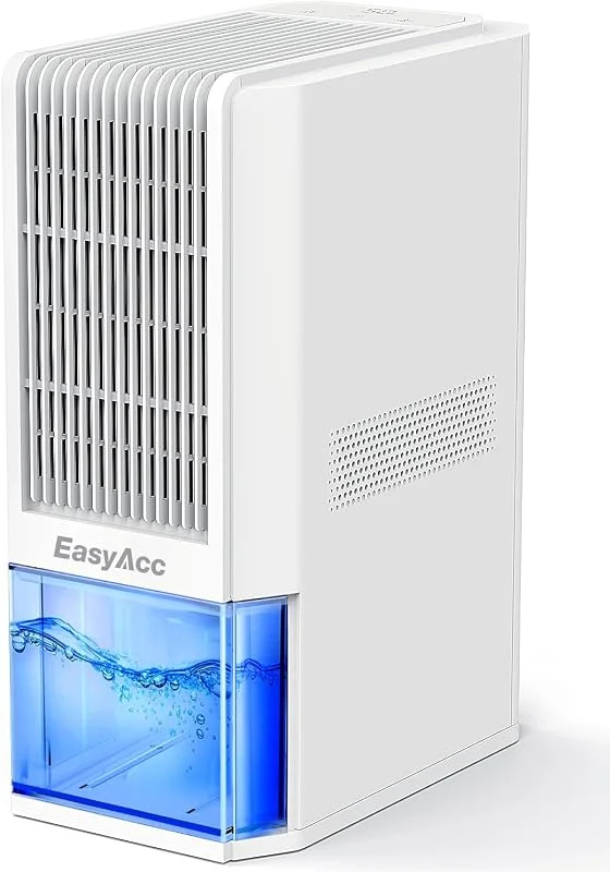 EasyAcc Deumidificatore Elettrico per Bagno 2000 ml, Deumidificatore Innovativo 1, 3 L, giorno, Deumidificazione Efficace anche sotto i 13 °C per Ambienti fino a 20 m², Contro Muffa e Umidità