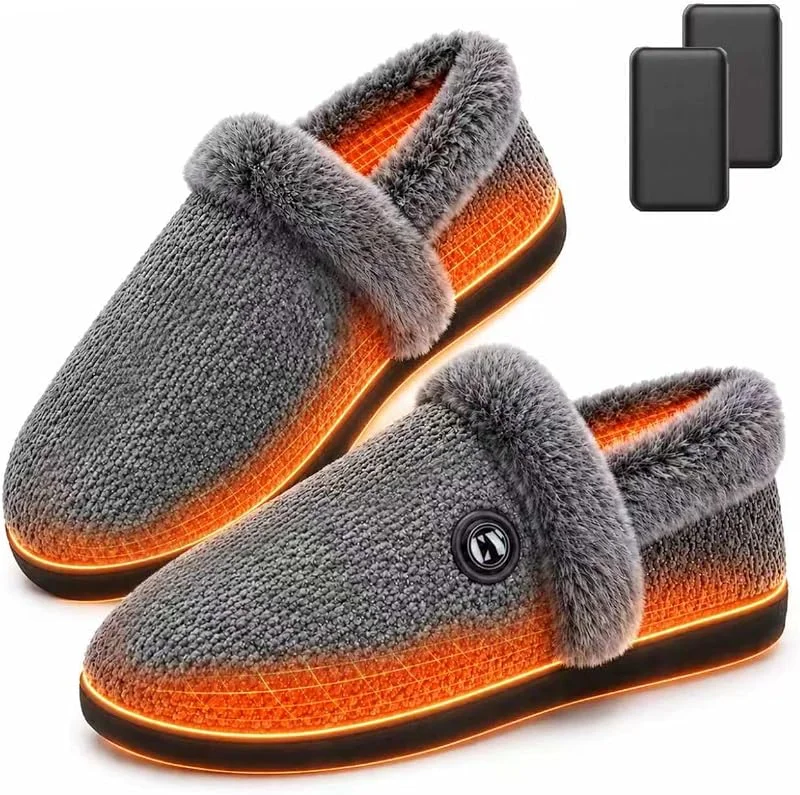 CYCYHEAT Pantofole Riscaldate Donna e Uomo con 2 Batterie 5000mAh — Abbigliamento riscaldato