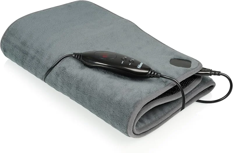 Tristar Coperta Elettrica per Sedia - 110x40 cm - 6 Livelli di Calore - Timer 90 Min - Telecomando Rimovibile - Lavabile in Lavatrice - Riscaldamento Rapido - Antiscivolo - BW-4772