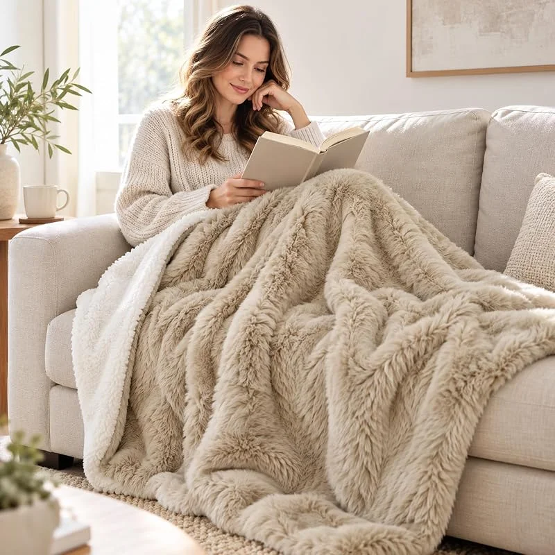 Ninonly Coperta Riscaldante Elettrica 180x130cm con 10 Livelli Temperature — Riscaldamento