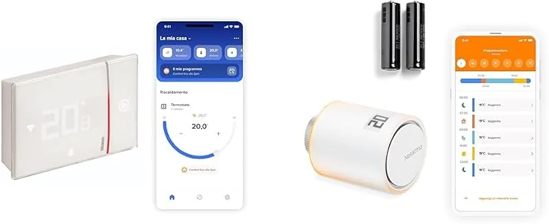 BTICINO SXW8002W Termostato WiFi Smarther2and 1 Netatmo Valvola Termostatica WiFi — Riscaldamento