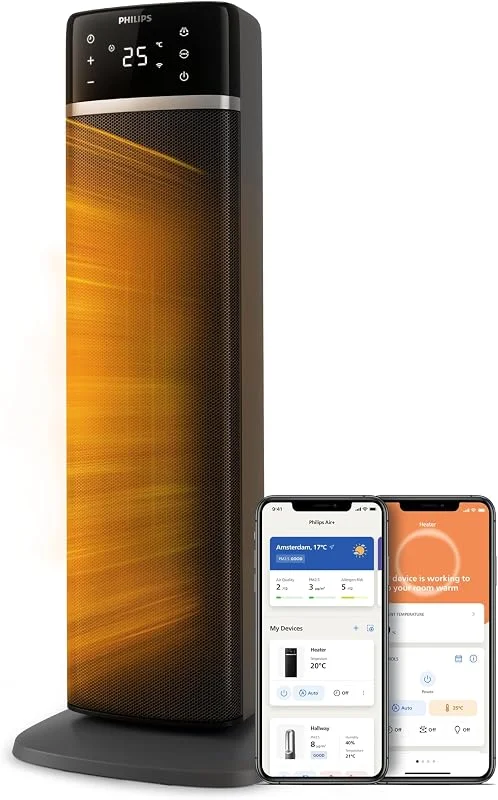 Philips Termoventilatore a Torre Serie 5000, 2000W, 40, 5 dB*, potente — Riscaldamento