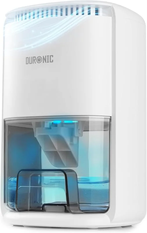 Duronic DH07 WE Mini Deumidificatore Elettrico Compatto 1L Anti Muffa