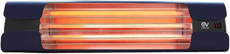 Vortice Riscaldamento a Parete con Cordino, infrarossi, 600, 1200, 1800 W, Thermologika Design, Blu, 70006 1800 wattsW, 230 V, Infrarot, 600, 1200, 1800 W, Thermologika Design
