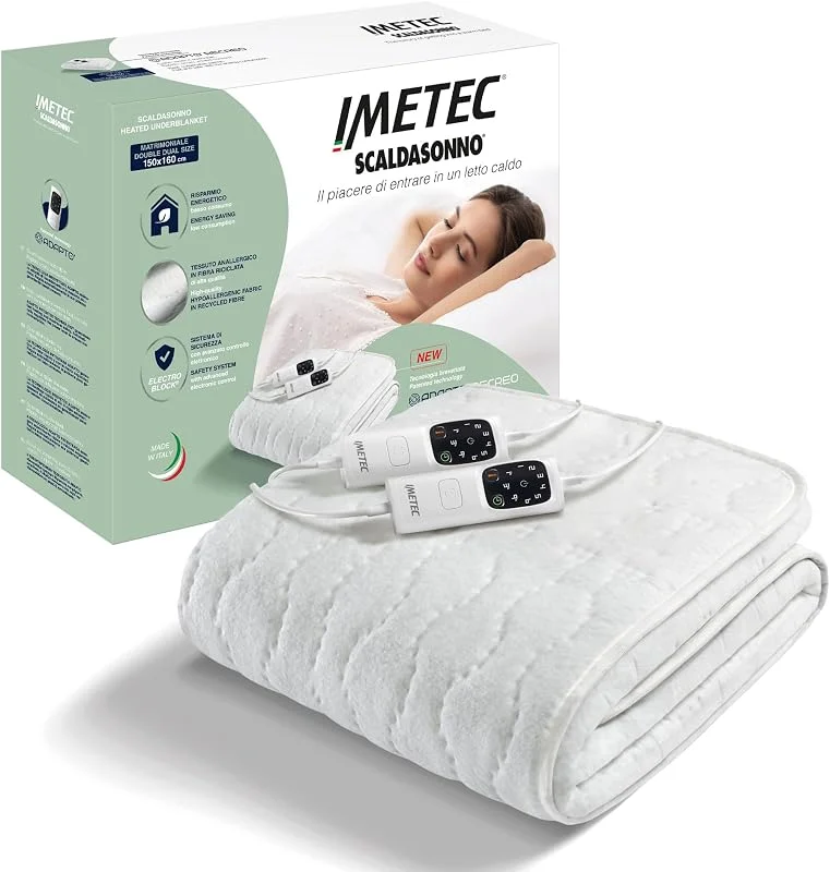 Imetec Scaldasonno Adapto Recreo – Scaldaletto matrimoniale 150x160 — Riscaldamento
