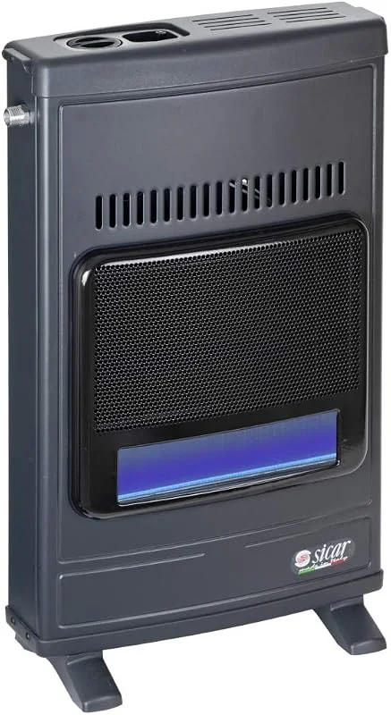 STUFA A GAS METANO INFRAROSSI SICAR 4100 W BLU LAME ECO 45 — Riscaldamento