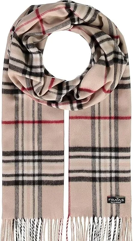 FRAAS Sciarpa in cashmink 35 x 200 cm - Più morbida del cashmere - Made in Germany - Sciarpa a quadri per signore e signori - Perfetta per l'autunno e l'inverno — Abbigliamento riscaldato