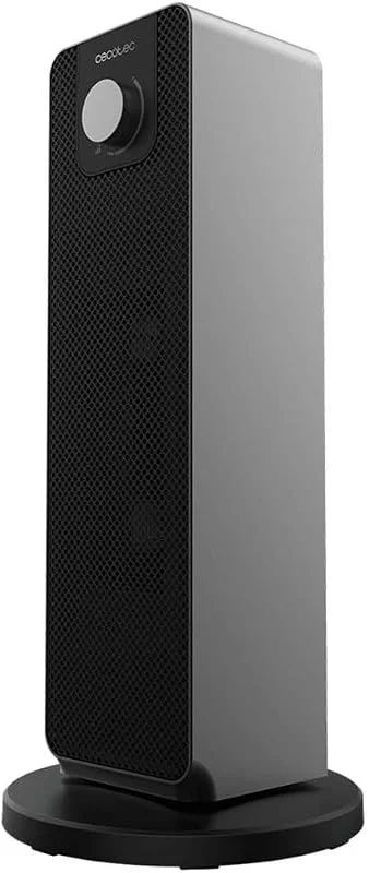 Cecotec Termoventilatore Ceramico a Piantana ReadyWarm 2000 Max Ceramic Rotate, 2000 W, Oscillazione, 3 Modalità di Funzionamento e Termostato Regolabile — Riscaldamento