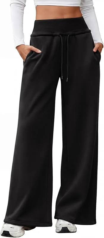 Pantaloni Tuta Donna Invernali Pantaloni Termici in Pile — Abbigliamento riscaldato