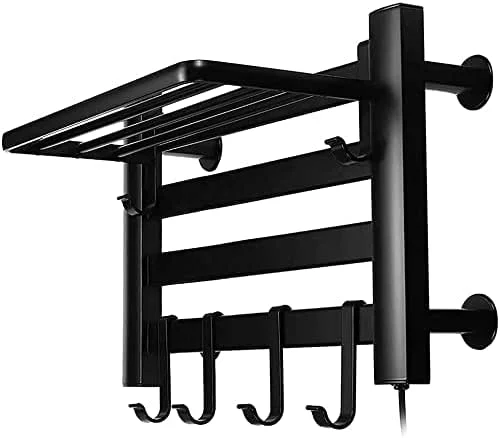 Scaldasalviette a Parete, scaldasalviette Elettrico a Parete, scaldasalviette, scaldasalviette in Alluminio con cestello Superiore Rimovibile e Gancio, Temperatura costante Intelligente, PRO — Riscaldamento