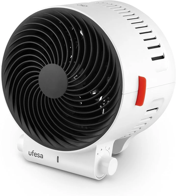 Ufesa Atlas Termoventilatore da 2000W 3 livelli di potenza caldo, freddo, termostato regolabile, protezione contro il surriscaldamento e corpo in ABS ignifugo, riscaldatore elettrico a basso consumo