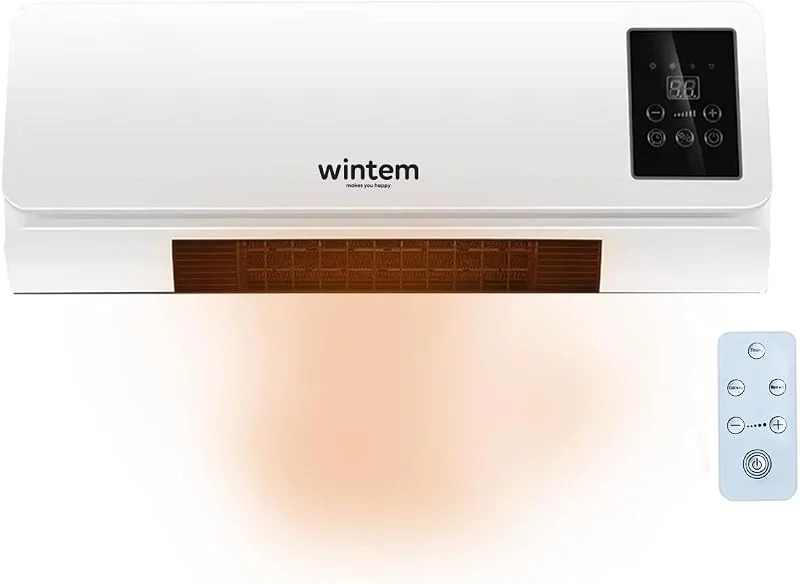 Avilia Termoconvettore Elettrico da Parete con Comodo Telecomando e Display LED Intuitivo 2000W - Alette Oscillanti per una Distribuzione Uniforme del Calore e Timer Fino a 6 Ore — Riscaldamento