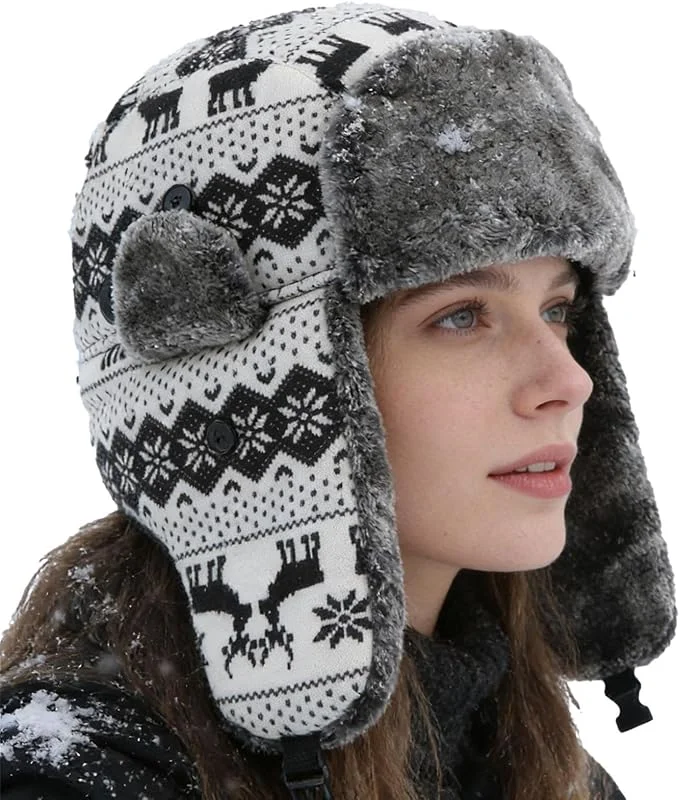 Cappello riscaldato con USB, in peluche a tre impostazioni, per adulti, adolescenti, uomini, per lui e per lei, ciclismo, passeggiate, pendolari, pesca — Abbigliamento riscaldato