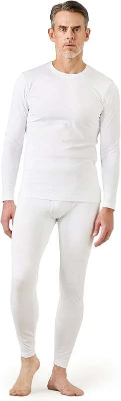 LAPASA Completo Termico Uomo in Pile Calzamaglia Termica & Maglia Termica Set Invernale — Abbigliamento riscaldato