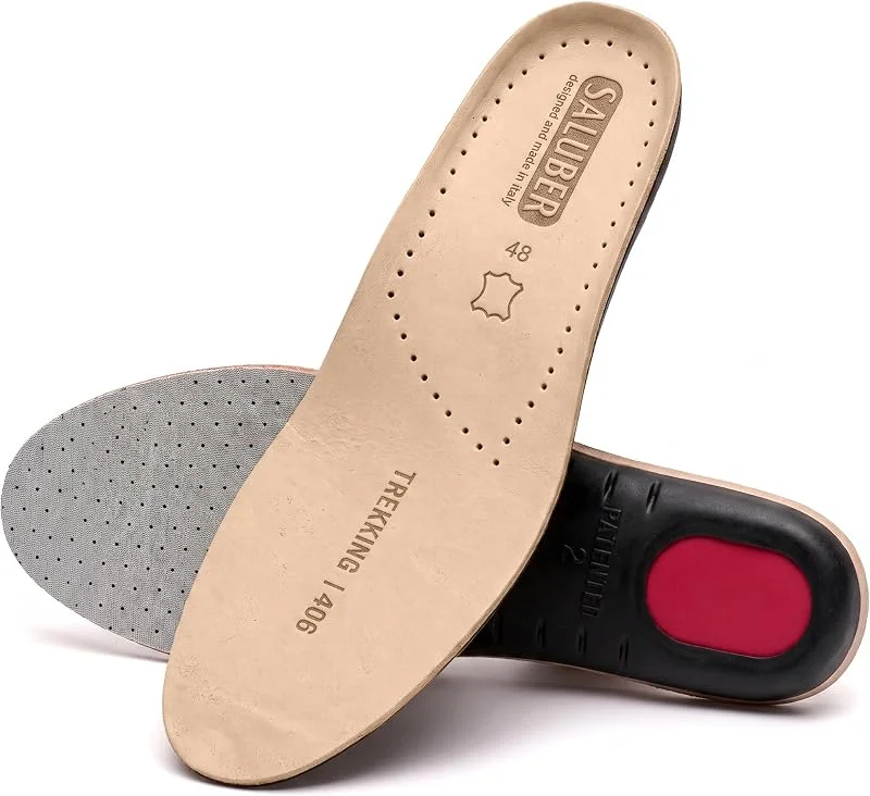 Saluber Solette Scarpe Active 406 in Vera Pelle Taglia 48 — Abbigliamento riscaldato