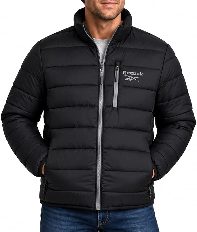 Reebok M Packable No Hood moderno Uomo (Pacco da 1) — Abbigliamento riscaldato