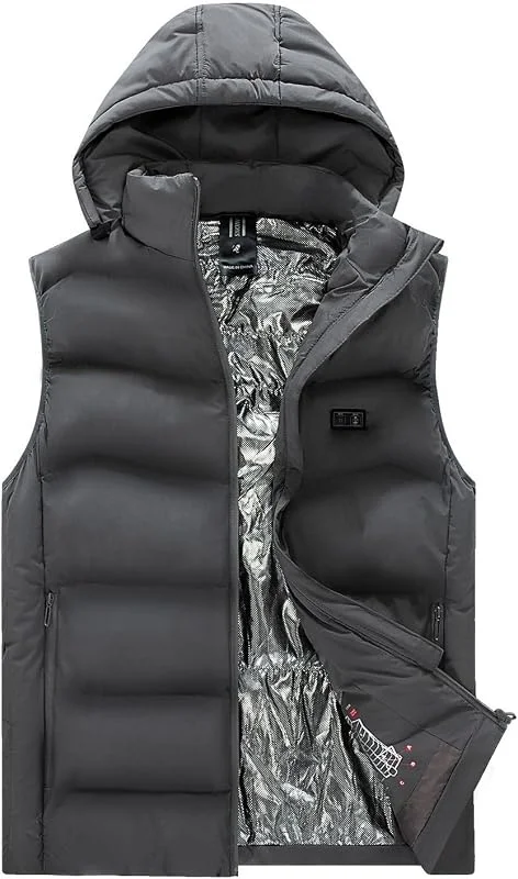 Tuta riscaldante da uomo per inverno Control 9, gilet riscaldante termostatico elettrico, gilet riscaldante per esterni, con tecnologia di riscaldamento, batteria ricaricabile, per lavoro, caccia — Abbigliamento riscaldato
