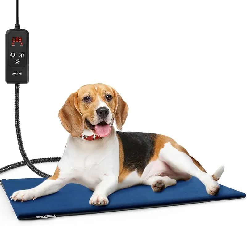 Pecute Tappetino Riscaldante per Cani e Gatti con Controller a 6 Stadi — Riscaldamento