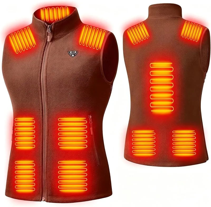 Gilet riscaldato da donna, in pile — Abbigliamento riscaldato