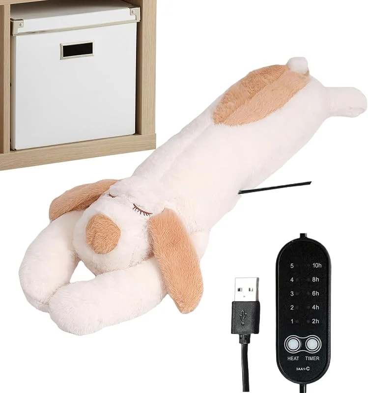 Termoforo a peluche per ciclo USB Elettrico con Temperatura Regolabile e — Riscaldamento