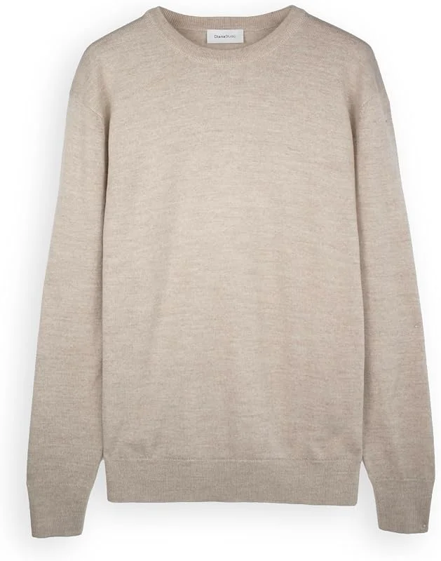 Diana Studio - Maglione Girocollo in 100% Lana Merino, Uomo — Abbigliamento riscaldato