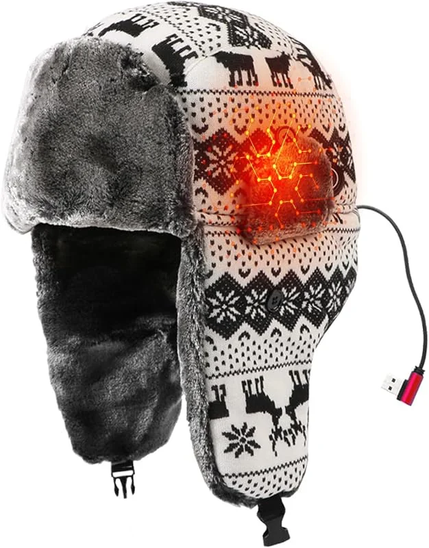 Cappello Trapper Invernale Resistente al con Presa E Paraorecchie — Abbigliamento riscaldato