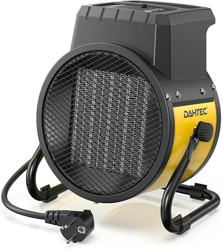 DAHTEC Termoventilatore Ceramico 3000W per Garage Officina — Riscaldamento