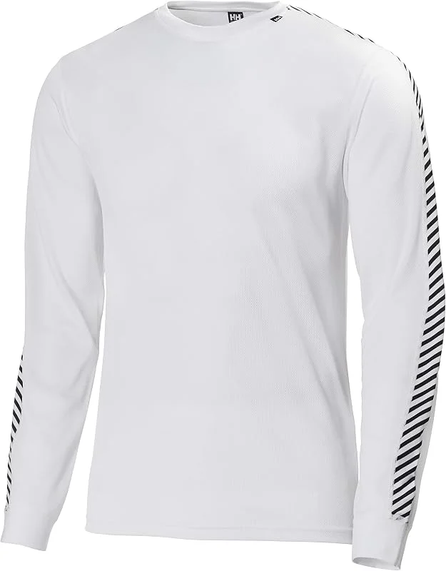 Helly Hansen Uomo Maglietta Termica HH Lifa Stripe Crew — Abbigliamento riscaldato