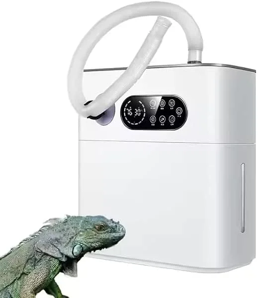 Smart Reptile Mister, Umidificatore Purificatore Silenzioso, Sistema Di Nebulizzazione Per Terrari, Con Tubo Flessibile E Serbatoio Da 6, 5 l, Riempimento Dall'alto, Per Grandi Stanze Domestiche