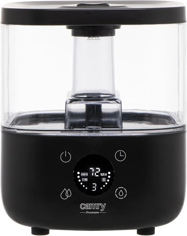 ADLER Camry umidificatore ad ultrasuoni, capacità 5 L, prestazione di umidificazione 100-260 ml, h