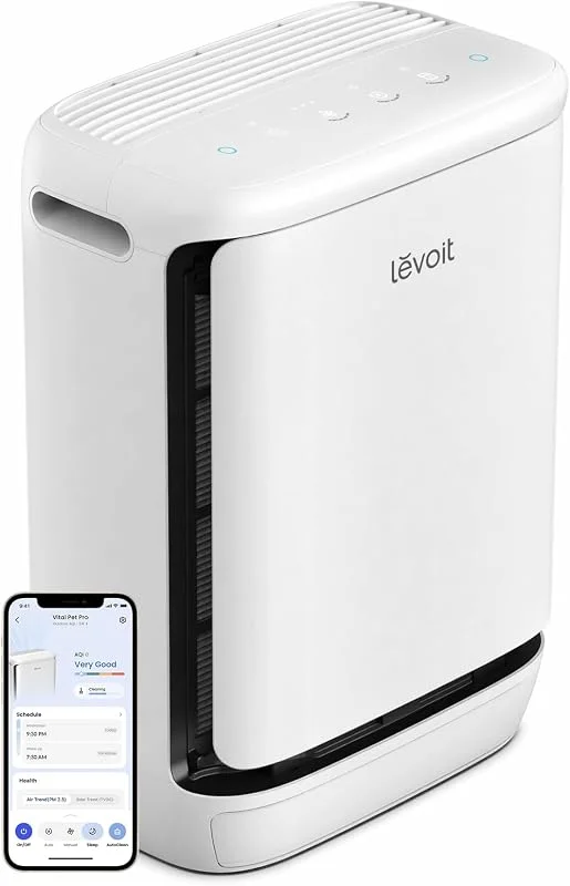 Levoit Vital Pet Pro Purificatore d'Aria per Animali Domestici, fino a 53㎡ — Umidificatore