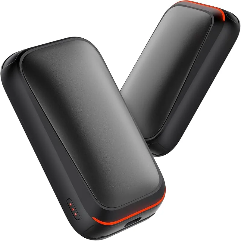 Gaiatop Scaldamani Elettrico Magnetico 2-Pack, Scaldamani Ricaricabile e Riutilizzabile, Scalda Mani Tascabili e Portatile, Riscaldamento Rapido 3s, Perfetto in Guanti, Idee Regalo Uomo Donna — Abbigliamento riscaldato
