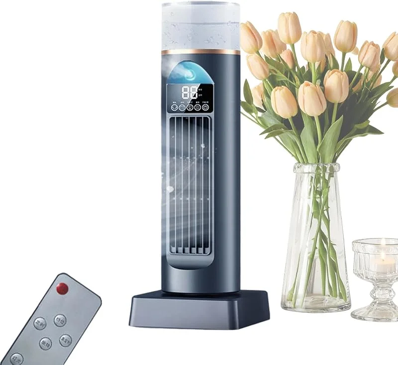 Ventilatore A Torre Oscillante Umidificatore Raffrescante Oscillante a 6