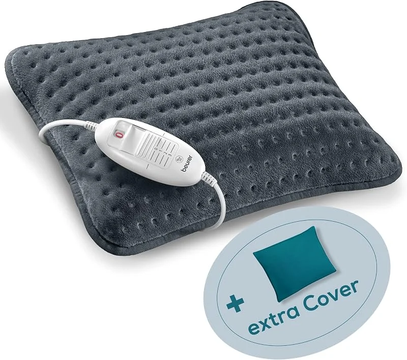Beurer HK 48 Cosy Petrol Termoforo a forma di cuscino da divano con soffice rivestimento in color petrolio — Riscaldamento