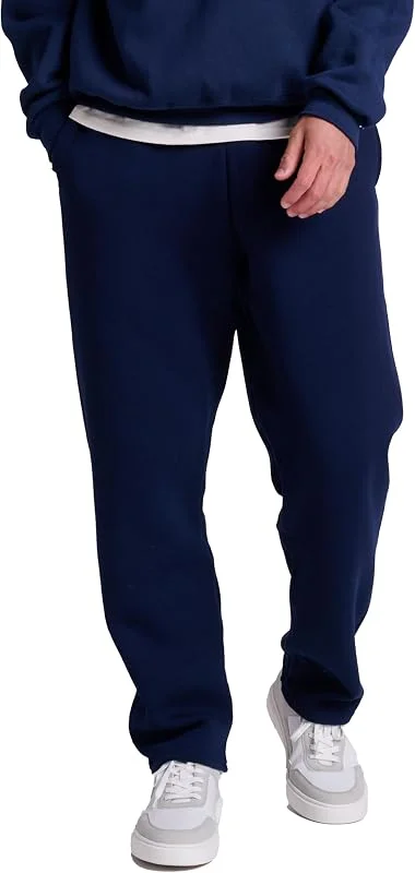 Russell Athletic - Dri-Power Open Bottom Sweatpants with Pockets, Pantaloni da Tuta Uomo — Abbigliamento riscaldato