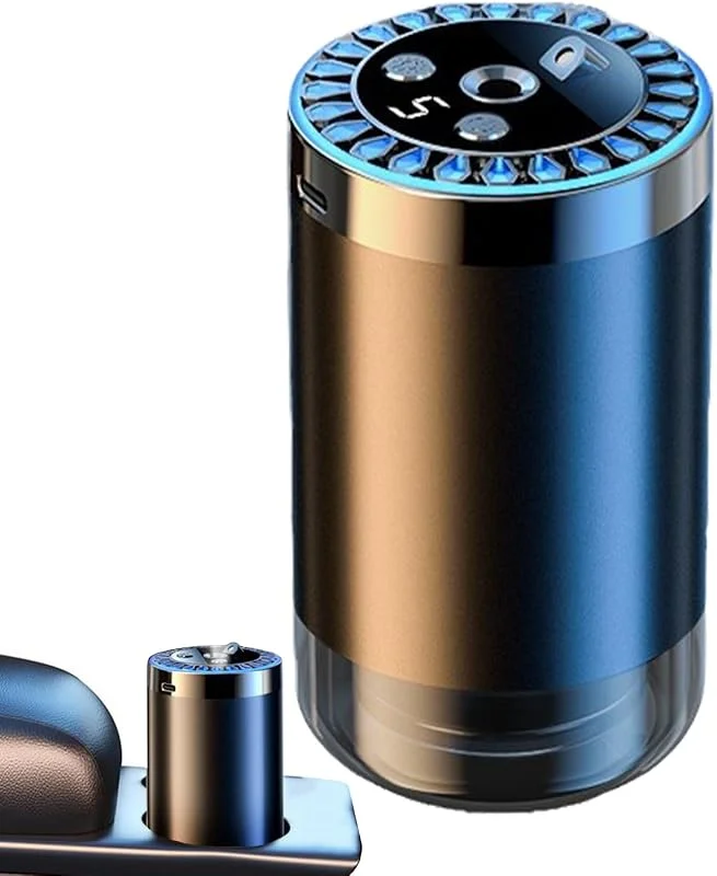 Diffusore Di Aromaterapia Per Auto - Umidificatore Diffusore Per Veicoli, Nebulizzatore a 5 Modalità Regolabili con Proiezione, Eliminazione Odori e Aroma Decorativo per Camera da Letto