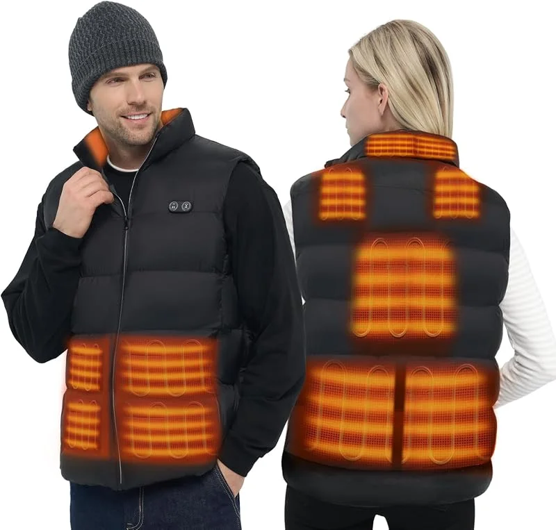 DR.PREPARE Heated Vest Gilet termico Unisex - Adulto (Pacco da 1) — Abbigliamento riscaldato