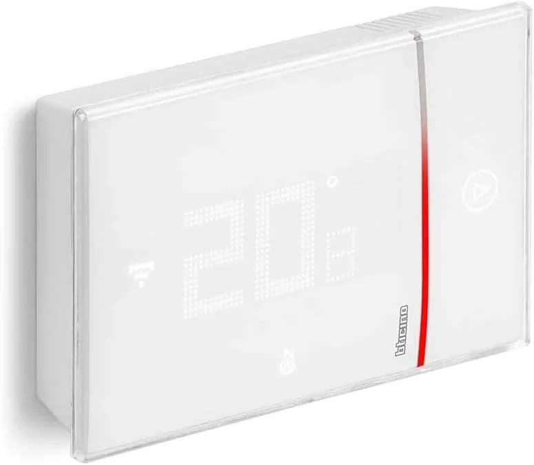 Bticino Termostato WiFi intelligente Smarther2 with Netatmo XW8002W, da Parete, Bianco - versione professionale — Riscaldamento