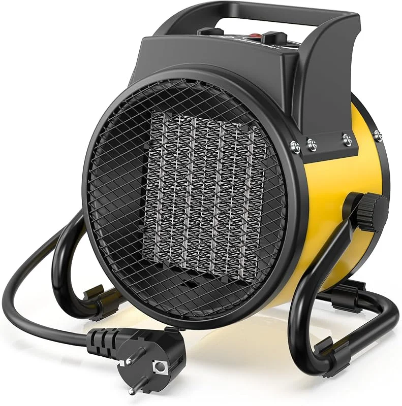 DAHTEC Stufetta Elettrica 2000W - Ceramico Riscaldamento Rapido in 3 s