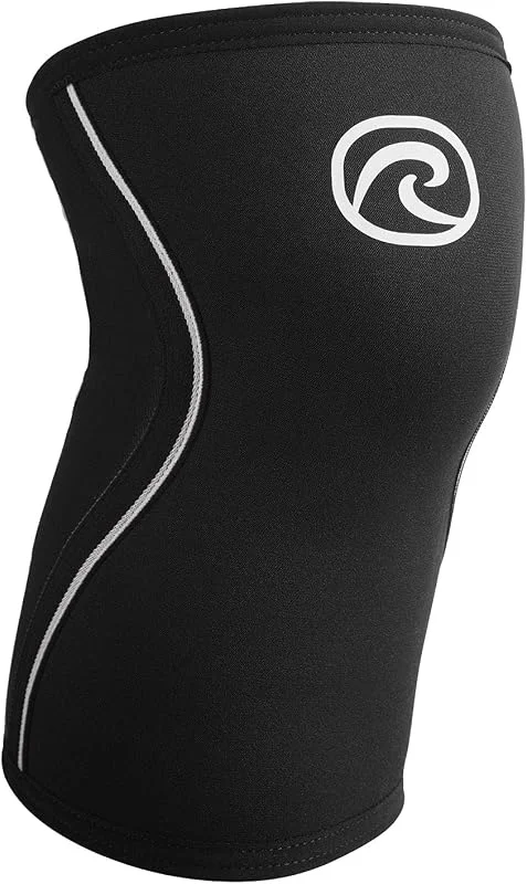 Rehband RX Ginocchiera Neoprene 3mm Knee Sleeve, Supporto Ginocchio Leggero per Running, Calcio, Basket e Pallavolo, Unisex — Abbigliamento riscaldato